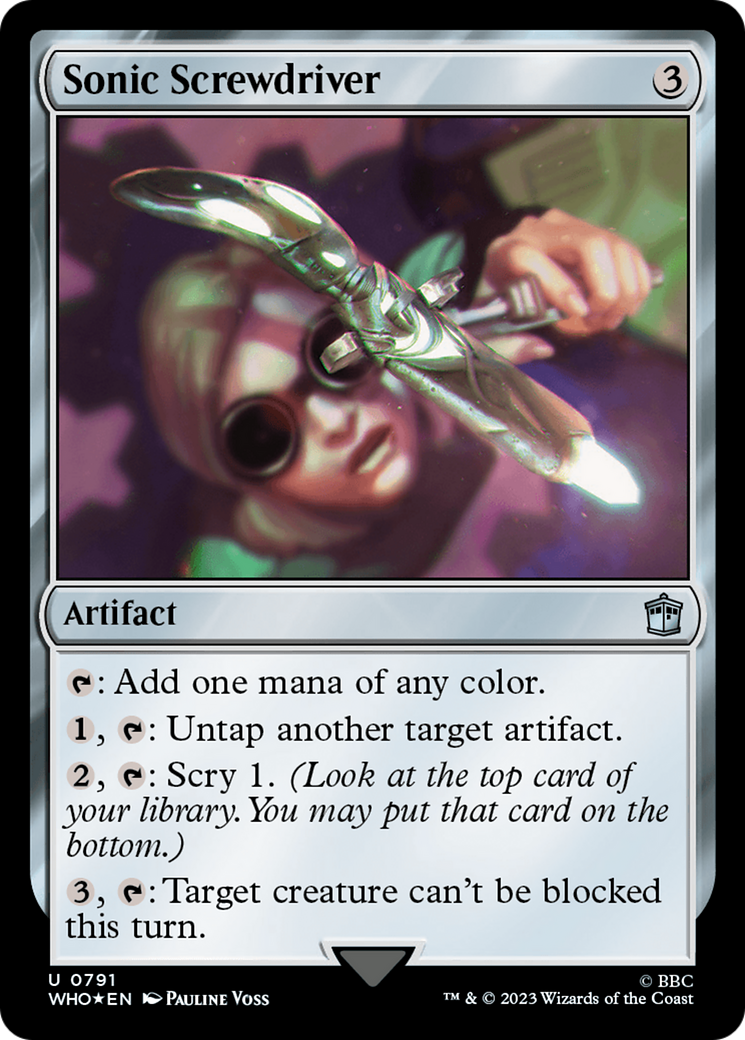 Sonic Screwdriver (0791) (Surge Foil) [Doctor Who] | Arkham Games and Comics