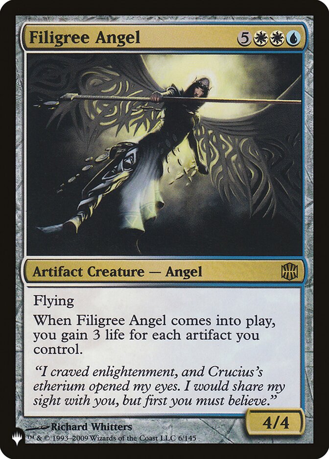 Filigree Angel [The List] | Arkham Games and Comics