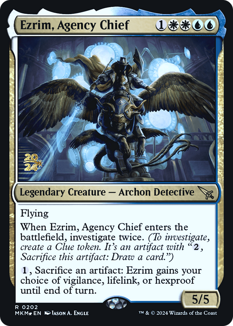 Ezrim, Agency Chief [Murders at Karlov Manor Prerelease Promos] | Arkham Games and Comics