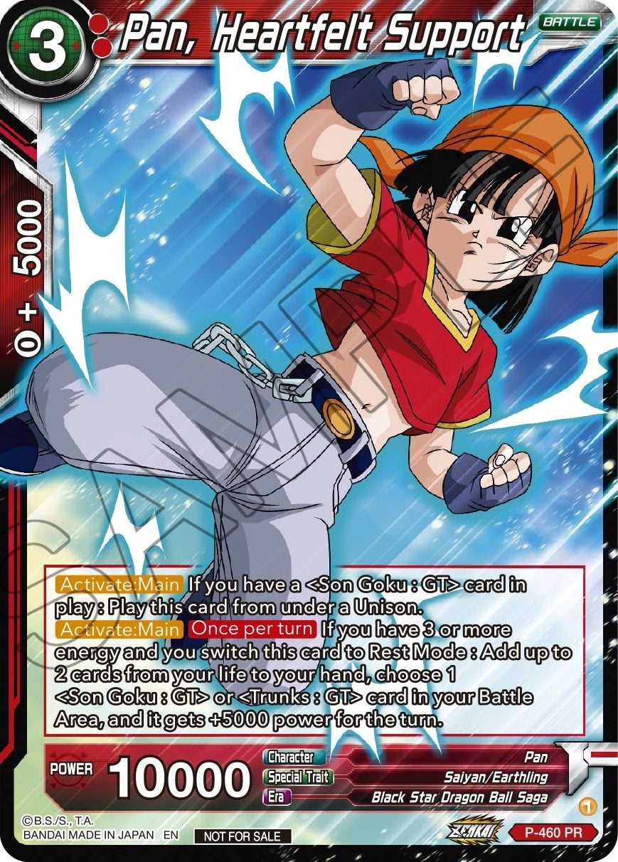 Pan, Heartfelt Support (Z03 Dash Pack) (P-460) [Promotion Cards] | Arkham Games and Comics