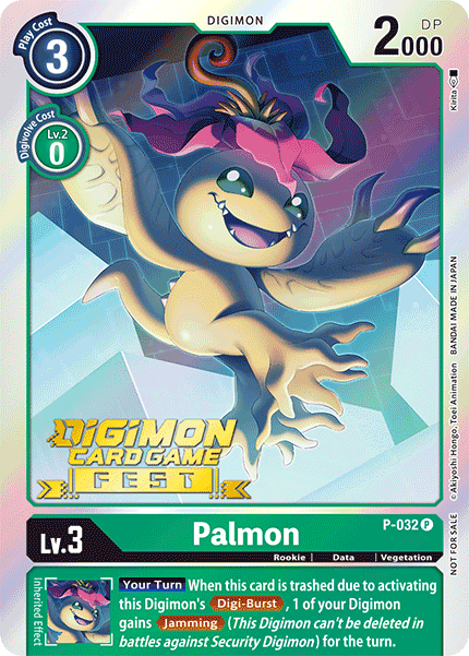 Palmon [P-032] (Digimon Card Game Fest 2022) [Promotional Cards] | Arkham Games and Comics