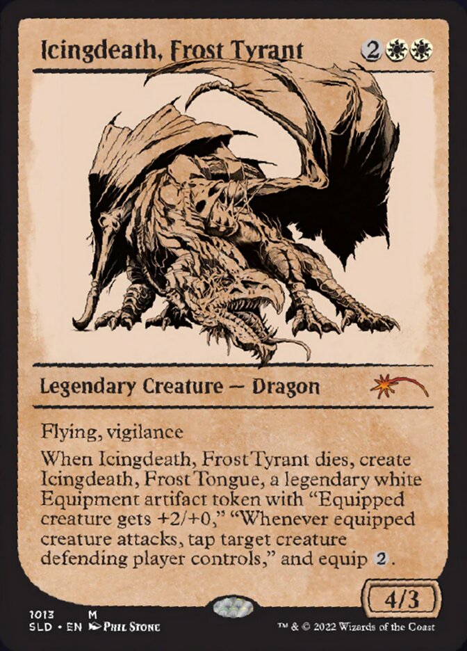 Icingdeath, Frost Tyrant (Showcase) [Secret Lair Drop Series] | Arkham Games and Comics