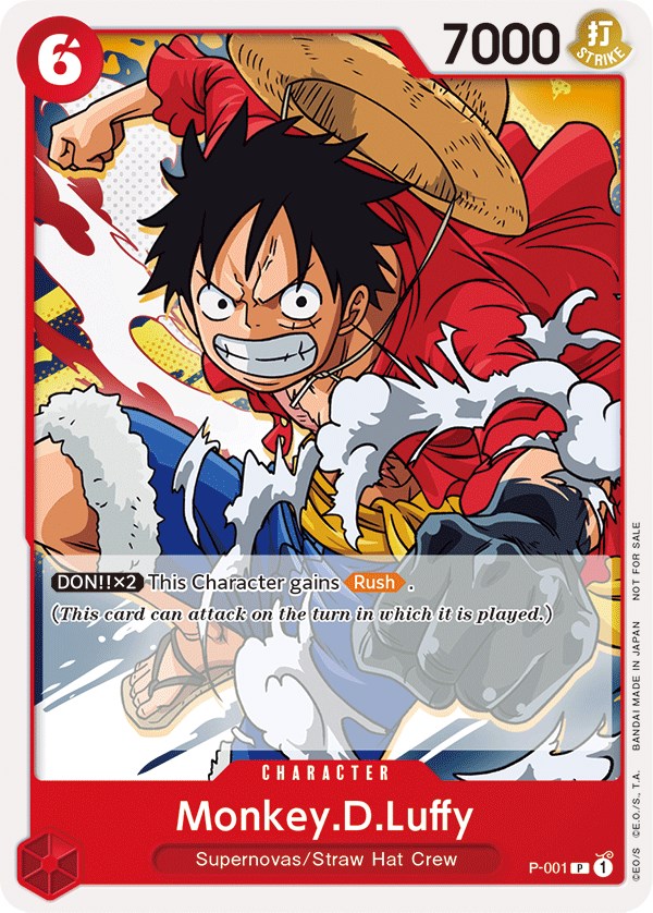 Monkey.D.Luffy (Super Pre-Release) [Participant] [One Piece Promotion Cards] | Arkham Games and Comics