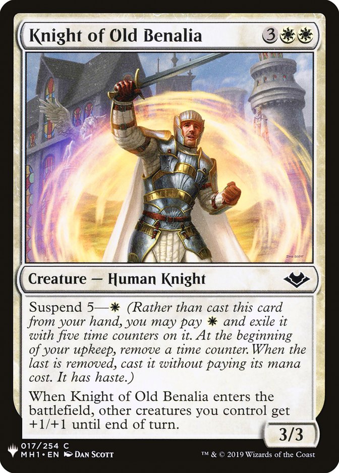 Knight of Old Benalia [Mystery Booster] | Arkham Games and Comics