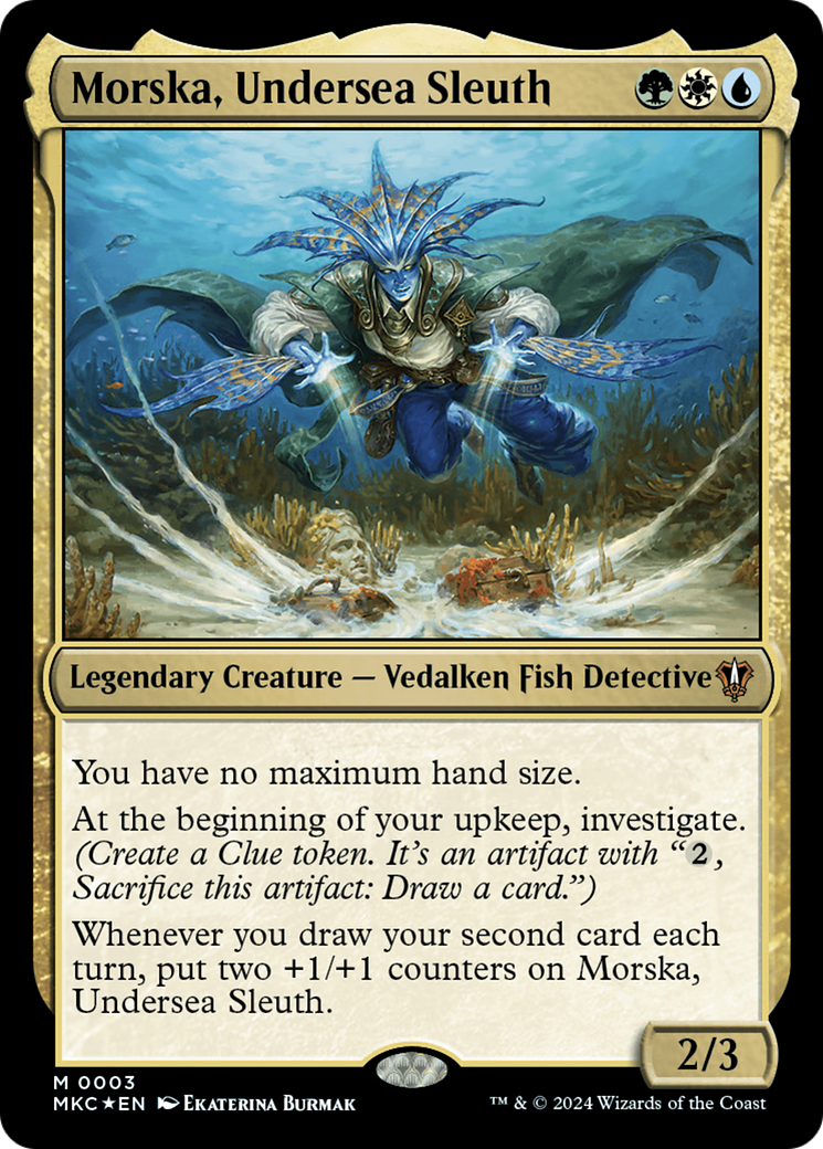Morska, Undersea Sleuth [Murders at Karlov Manor Commander] | Arkham Games and Comics