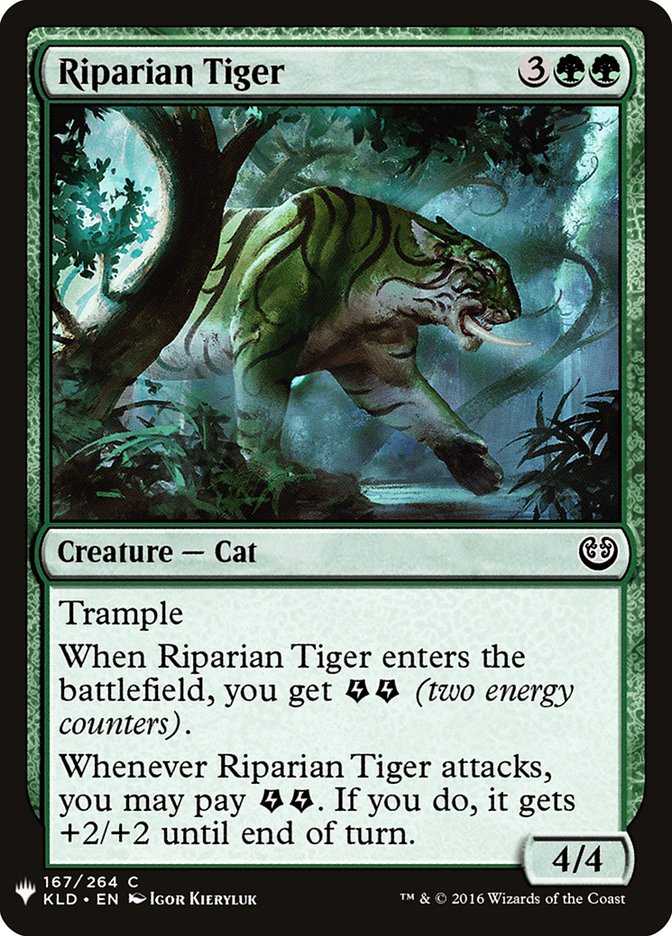 Riparian Tiger [Mystery Booster] | Arkham Games and Comics