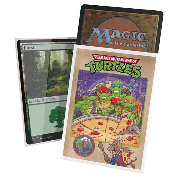 Card Sleeves: MTG Art Sleeves- Teenage Mutant Ninja Turtles- Pizza Box | Arkham Games and Comics