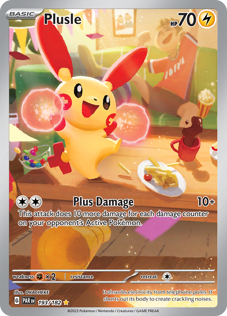 Plusle (193/182) [Scarlet & Violet: Paradox Rift] | Arkham Games and Comics