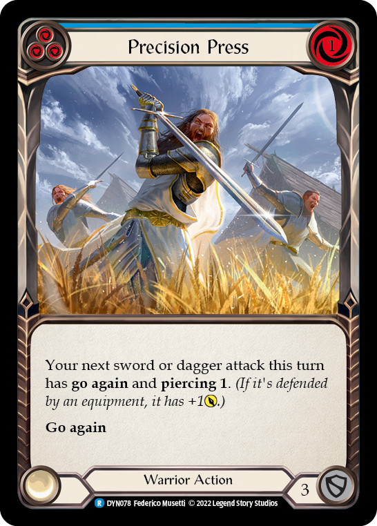 Precision Press (Blue) [DYN078] (Dynasty) | Arkham Games and Comics