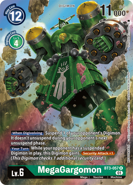 MegaGargomon [BT3-057] (1-Year Anniversary Box Topper) [Promotional Cards] | Arkham Games and Comics