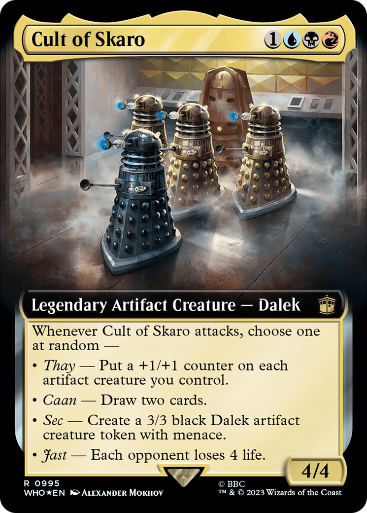 Cult of Skaro (Extended Art) (Surge Foil) [Doctor Who] | Arkham Games and Comics
