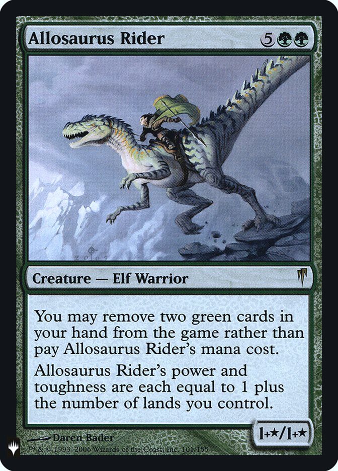 Allosaurus Rider [Mystery Booster] | Arkham Games and Comics