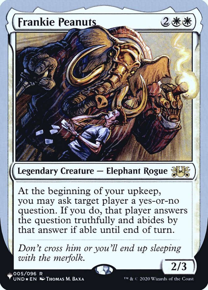 Frankie Peanuts (Unfinity Foil Edition) [The List] | Arkham Games and Comics
