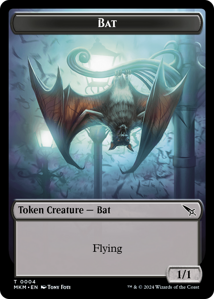 Bat Token [Murders at Karlov Manor Tokens] | Arkham Games and Comics