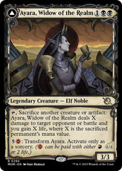 Ayara, Widow of the Realm // Ayara, Furnace Queen (Showcase Planar Booster Fun) [March of the Machine] | Arkham Games and Comics