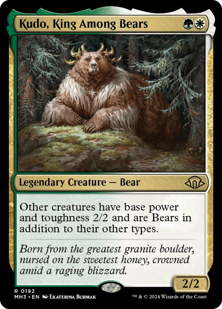 Kudo, King Among Bears [Modern Horizons 3] | Arkham Games and Comics