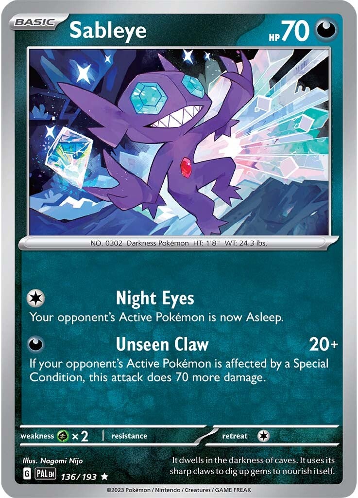 Sableye (136/193) [Scarlet & Violet: Paldea Evolved] | Arkham Games and Comics