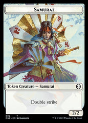 Rebel // Samurai Double-Sided Token [Phyrexia: All Will Be One Tokens] | Arkham Games and Comics