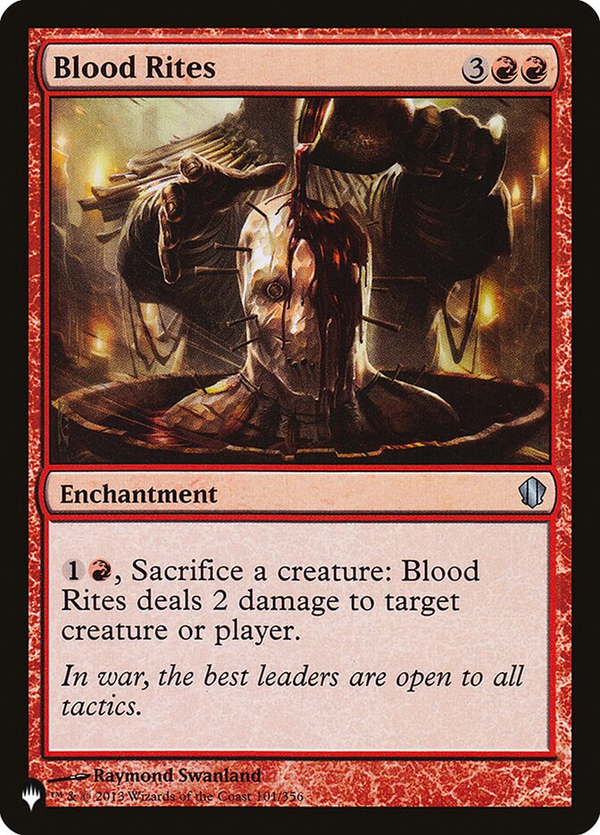 Blood Rites [The List] | Arkham Games and Comics