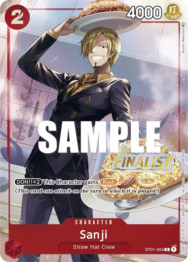 Sanji (Offline Regional 2023) [Finalist] [One Piece Promotion Cards] | Arkham Games and Comics