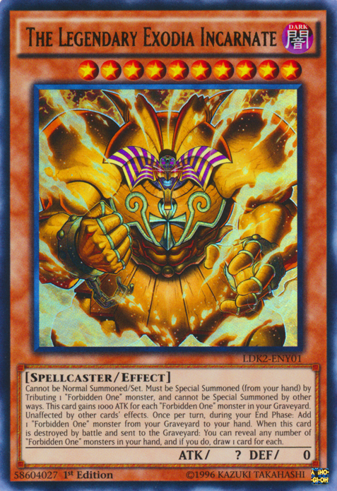 The Legendary Exodia Incarnate [LDK2-ENY01] Ultra Rare | Arkham Games and Comics