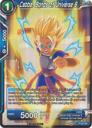 Cabba, Bonds of Universe 6 (Shop Tournament: Assault of Saiyans) (P-127) [Promotion Cards] | Arkham Games and Comics