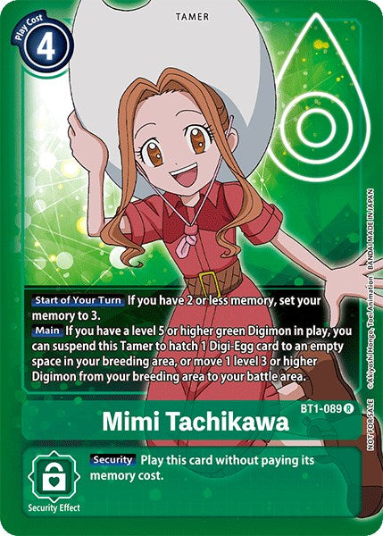 Mimi Tachikawa [BT1-089] (Official Tournament Pack Vol.3) [Release Special Booster Promos] | Arkham Games and Comics