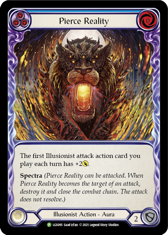 Pierce Reality [LGS095] (Promo)  Cold Foil | Arkham Games and Comics