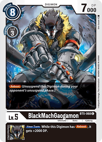BlackMachGaogamon [BT5-068] [Battle of Omni] | Arkham Games and Comics