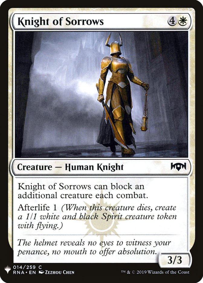 Knight of Sorrows [Mystery Booster] | Arkham Games and Comics