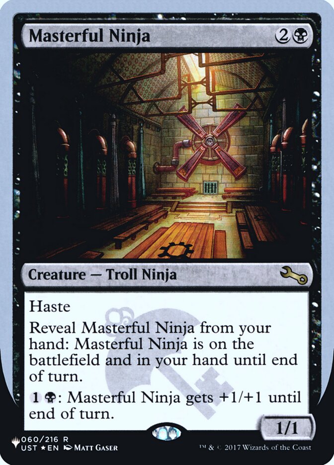 Masterful Ninja (Unfinity Foil Edition) [The List] | Arkham Games and Comics