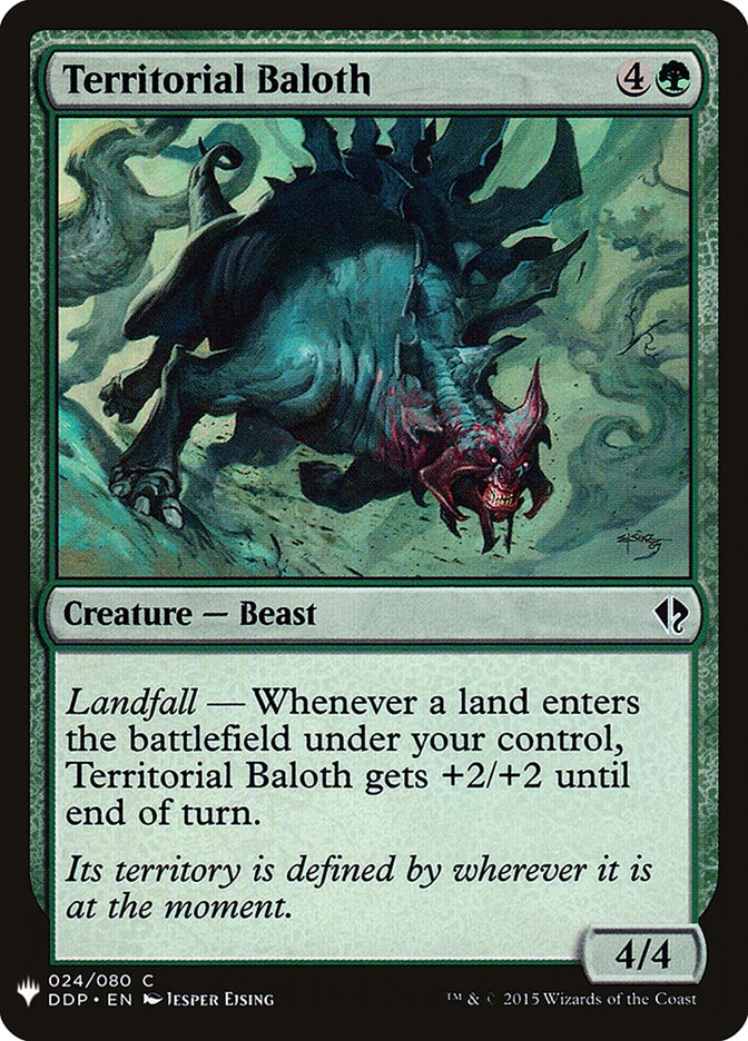 Territorial Baloth [Mystery Booster] | Arkham Games and Comics