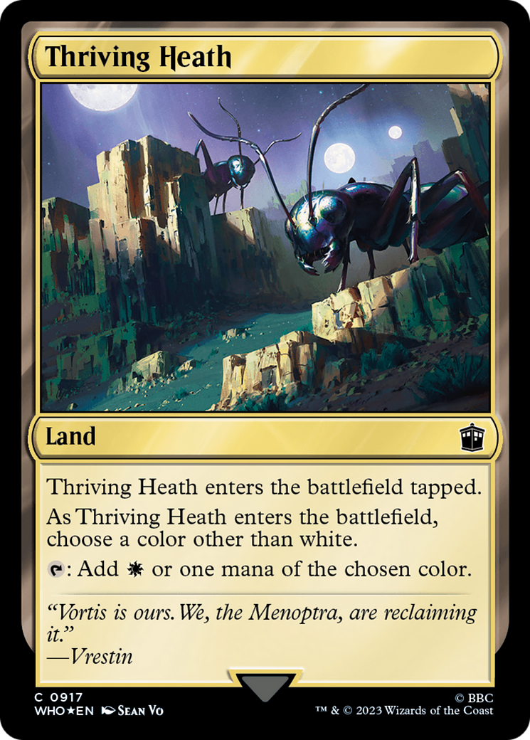 Thriving Heath (Surge Foil) [Doctor Who] | Arkham Games and Comics