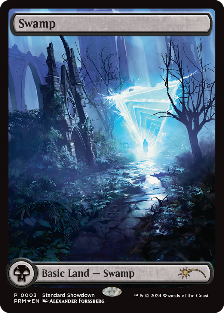 Swamp (Standard Showdown) [Murders at Karlov Manor Promos] | Arkham Games and Comics