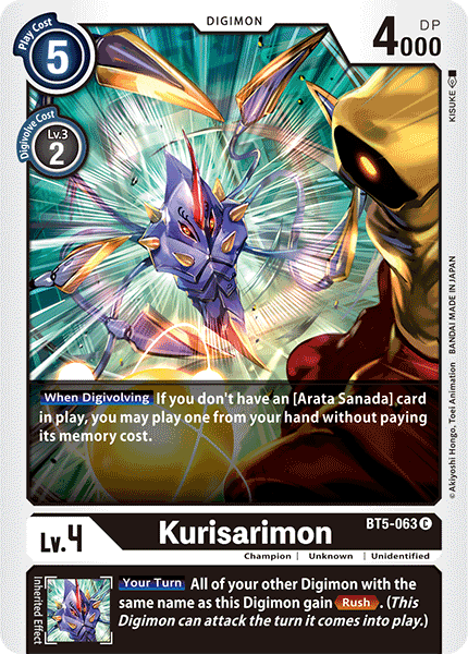 Kurisarimon [BT5-063] [Battle of Omni] | Arkham Games and Comics