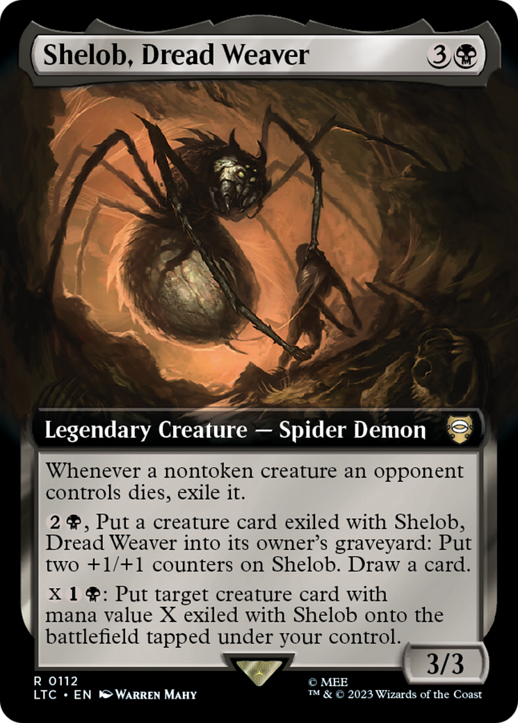 Shelob, Dread Weaver (Extended Art) [The Lord of the Rings: Tales of Middle-Earth Commander] | Arkham Games and Comics