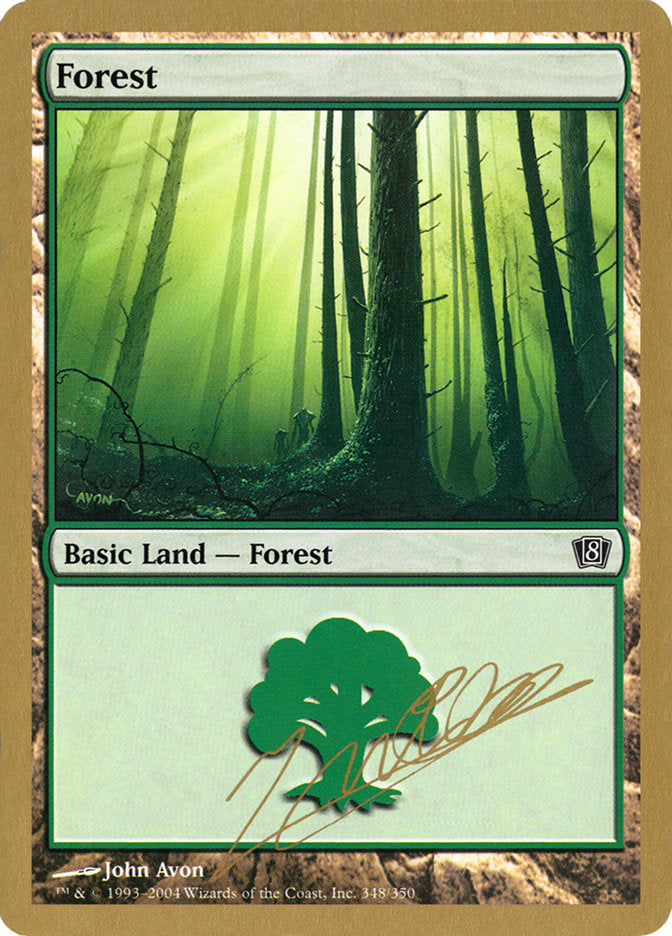 Forest (jn348) (Julien Nuijten) [World Championship Decks 2004] | Arkham Games and Comics