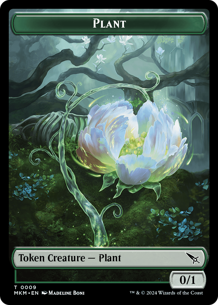 Plant Token [Murders at Karlov Manor Tokens] | Arkham Games and Comics