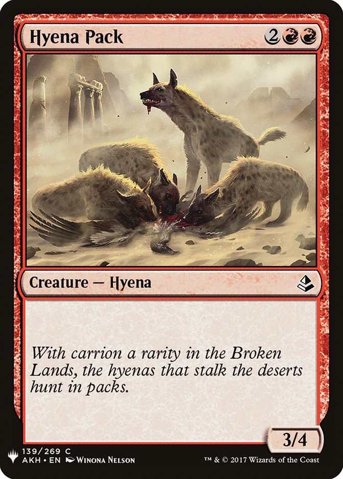 Hyena Pack [Mystery Booster] | Arkham Games and Comics