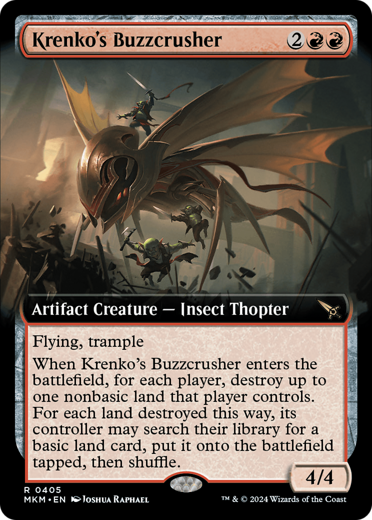 Krenko's Buzzcrusher (Extended Art) [Murders at Karlov Manor] | Arkham Games and Comics