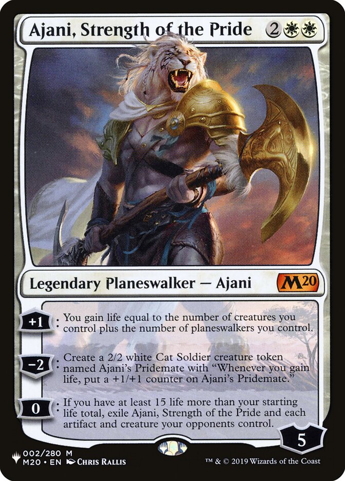 Ajani, Strength of the Pride [The List] | Arkham Games and Comics