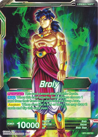 Broly // Broly, The Legendary Super Saiyan (Collector's Selection Vol. 1) (BT1-057) [Promotion Cards] | Arkham Games and Comics