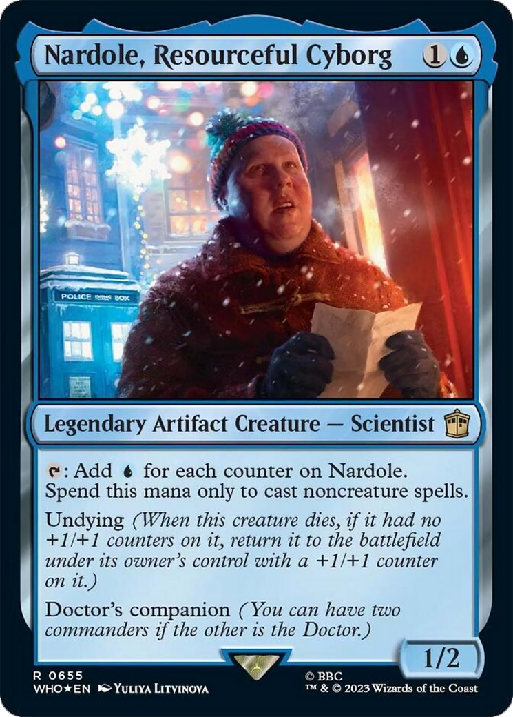 Nardole, Resourceful Cyborg (Surge Foil) [Doctor Who] | Arkham Games and Comics