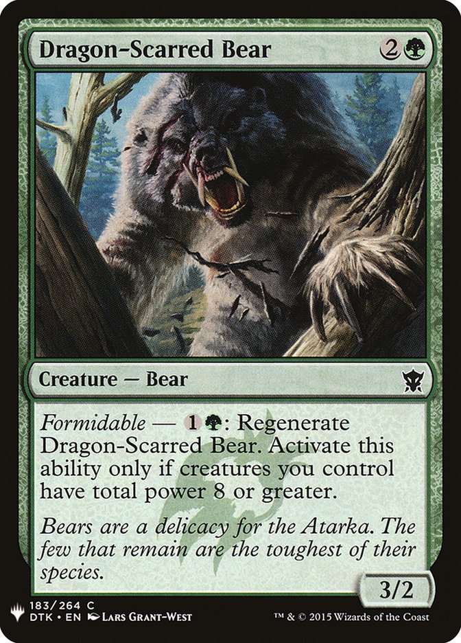 Dragon-Scarred Bear [Mystery Booster] | Arkham Games and Comics