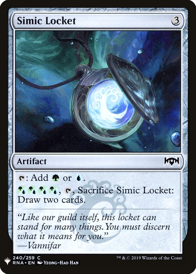 Simic Locket [Mystery Booster] | Arkham Games and Comics