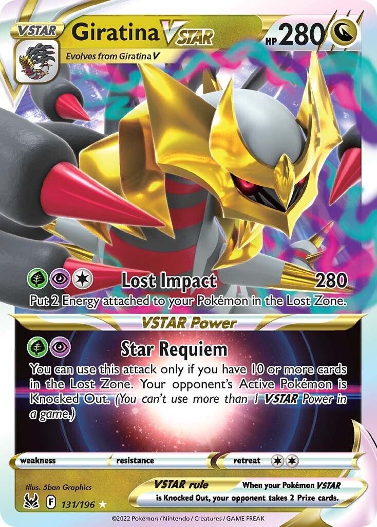 Giratina VSTAR (131/196) (Jumbo Card) [Sword & Shield: Lost Origin] | Arkham Games and Comics