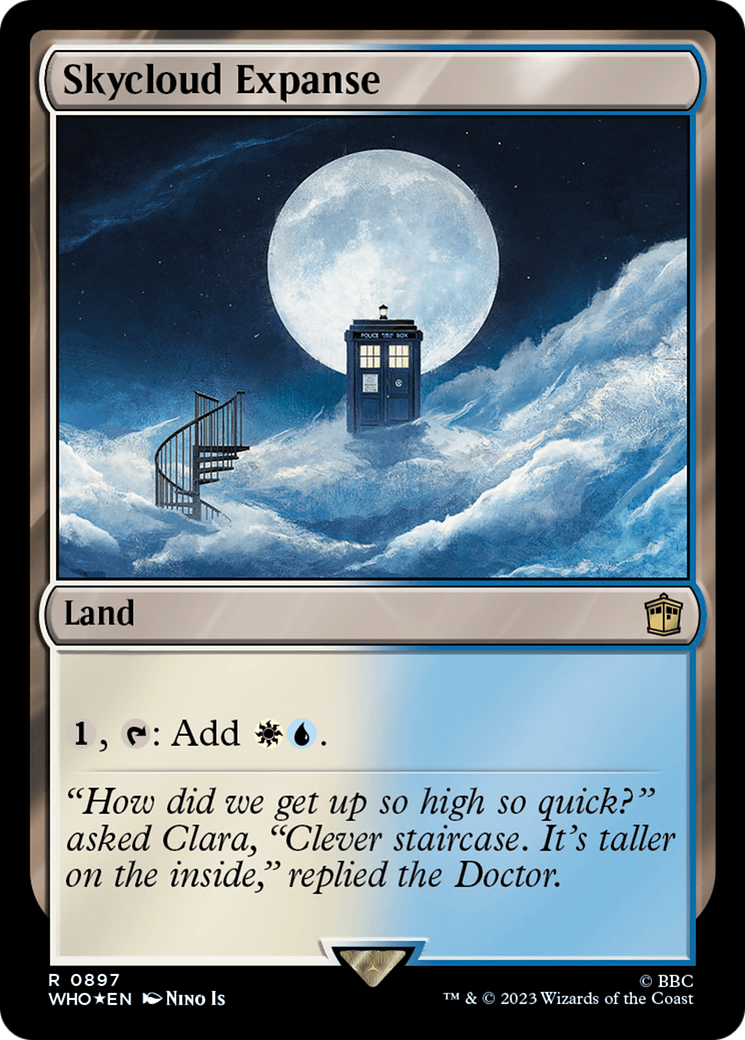 Skycloud Expanse (Surge Foil) [Doctor Who] | Arkham Games and Comics