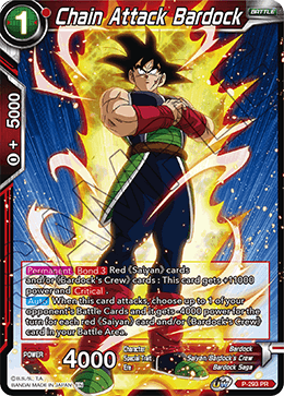 Chain Attack Bardock (P-293) [Tournament Promotion Cards] | Arkham Games and Comics