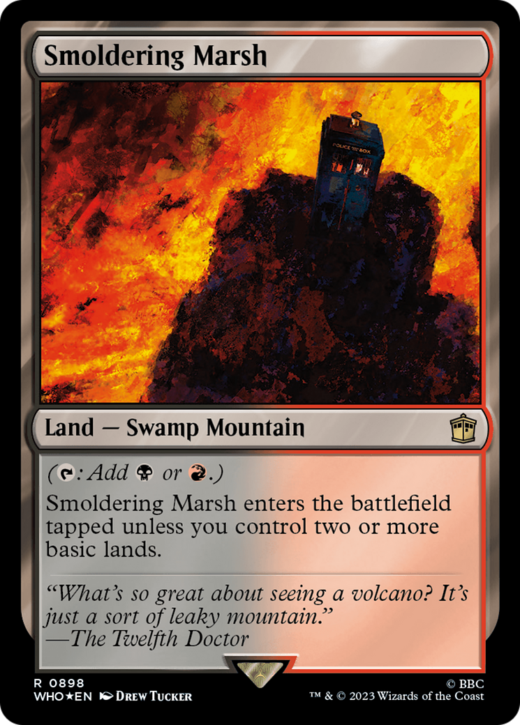 Smoldering Marsh (Surge Foil) [Doctor Who] | Arkham Games and Comics