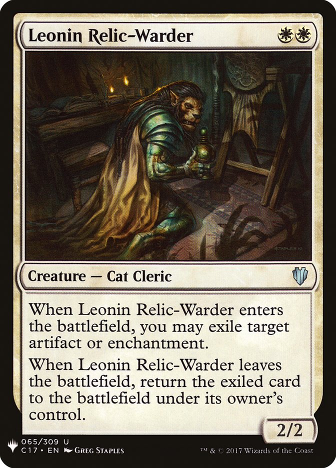 Leonin Relic-Warder [Mystery Booster] | Arkham Games and Comics